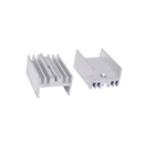 Het Aluminiumprofielen van triodepcb Chip Board Electronic Heat Sink voor Mos Tubes