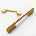 De buitengewoon lange Gouden de Kastdeur van het Garderobekabinet behandelt de Profielen van het Meubilairaluminium