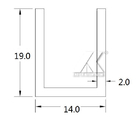 Het glijden van het het Kanaalaluminium van Spooru de Deurprofiel 6063 T5 voor 10mm de Douchezaal van de Glasdeur